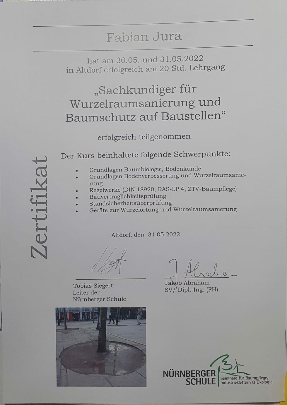 Qualifizierungen Lehrg Nge Zertifikate Garten Und